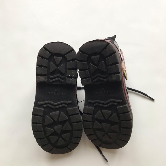 Zara x Disney Minnie Mouse patent boots VGUC size 24(8 toddler) - Picture 8 of 8